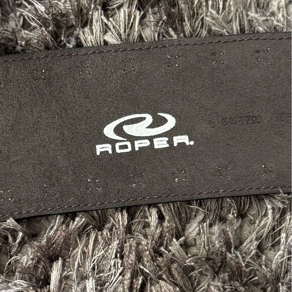 π€ βRoper Western Studded Belt β Tooled Buckle & Wide Statement Style π΅β¨ - Picture 10 of 12